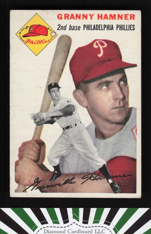 1954 Topps #24 Granny Hamner VGEX [CENTERED] n, front