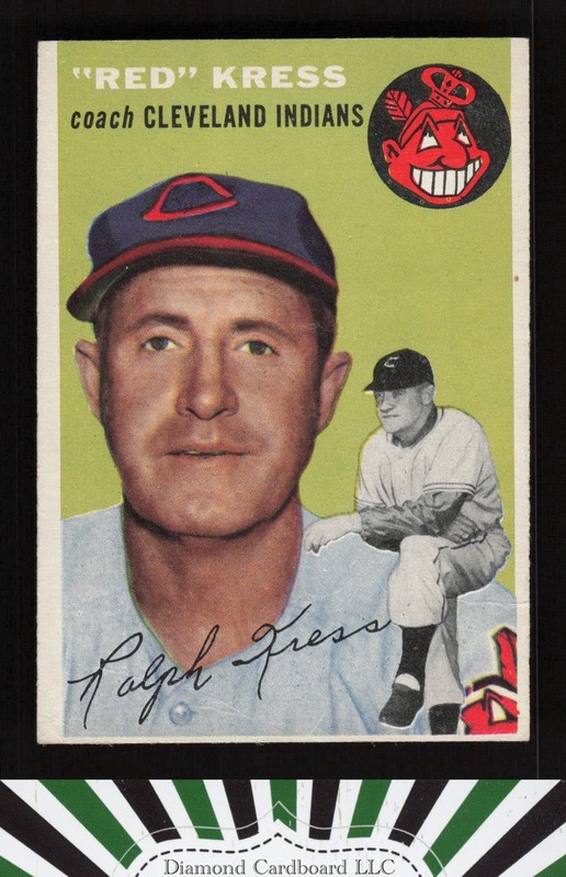 1954 Topps #160 Red Kress VG l, front
