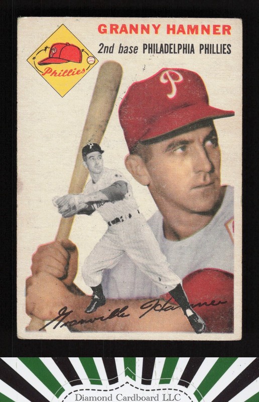 1954 Topps #24 Granny Hamner VG [CENTERED] o, front