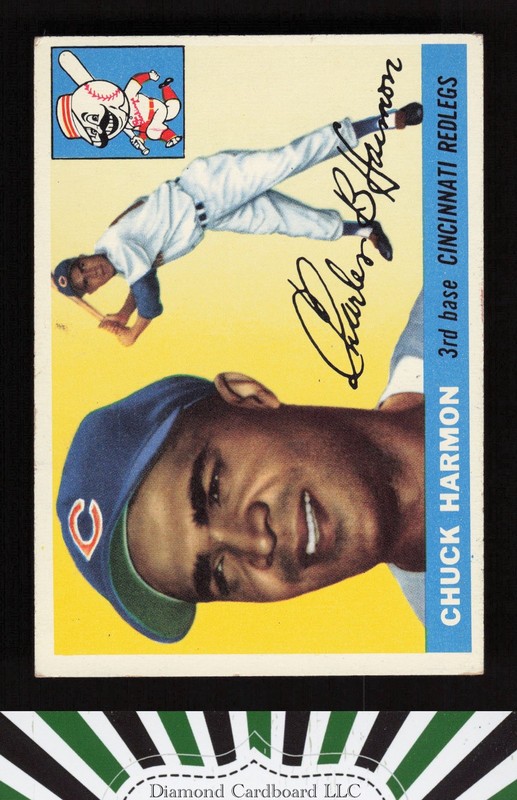 1955 Topps #82 Chuck Harmon VG b, front