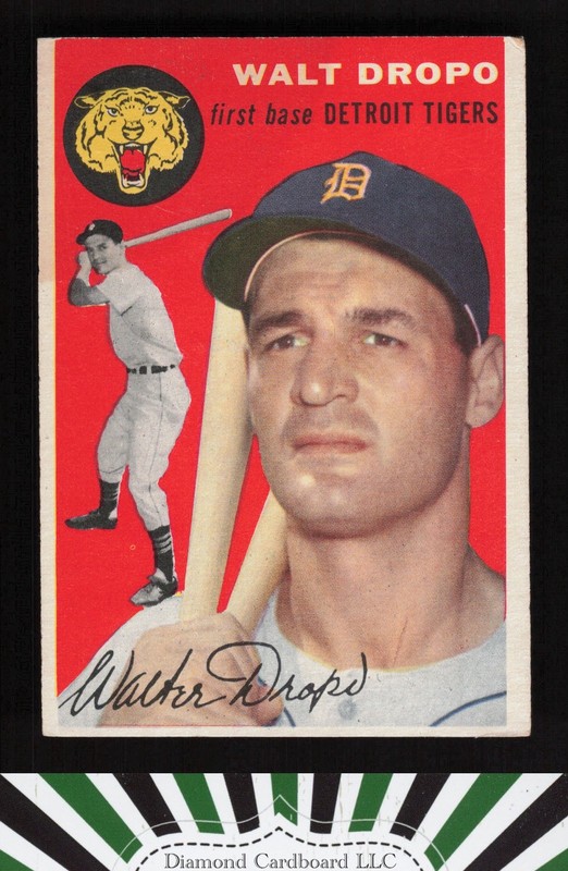 1954 Topps #18 Walt Dropo VGEX b, front