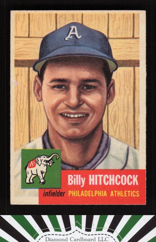 1953 Topps #17 Billy Hitchcock NM g, front