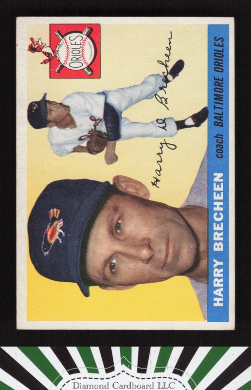 1955 Topps #113 Harry Brecheen VGEX+ o, front
