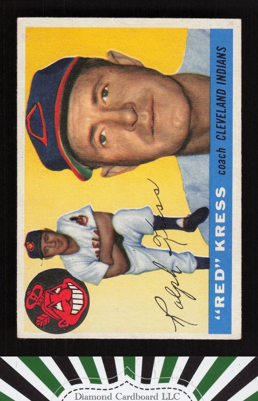 1955 Topps #151 Red Kress EX f, front