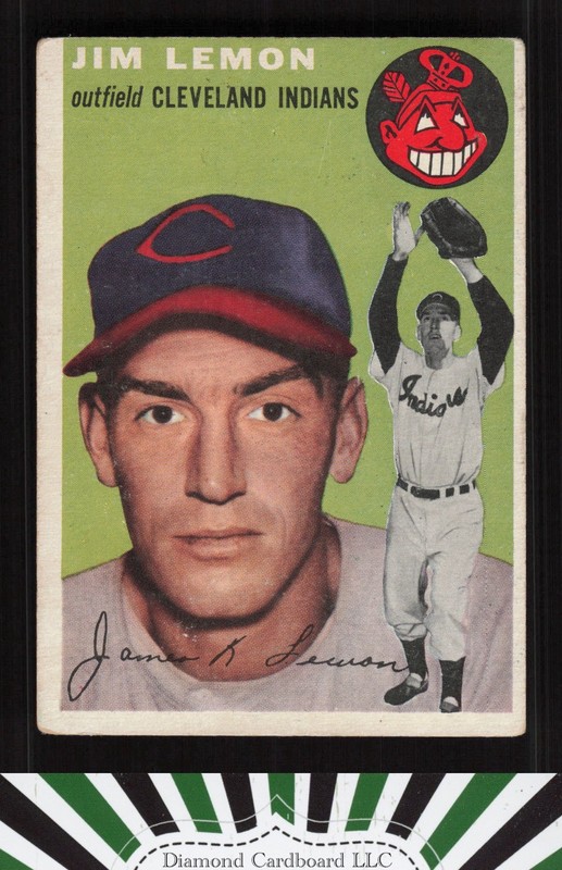 1954 Topps #103 Jim Lemon VG+ k, front