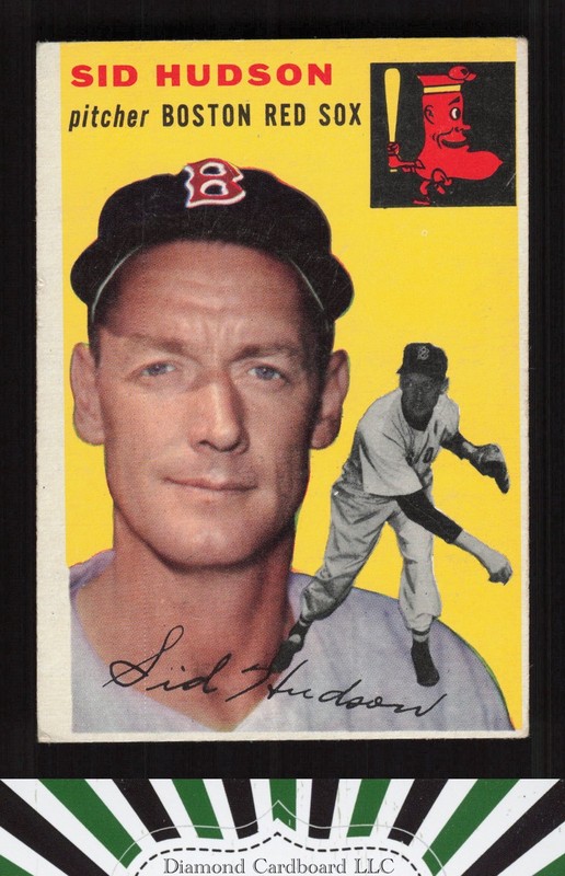 1954 Topps #93 Sid Hudson VGEX e, front