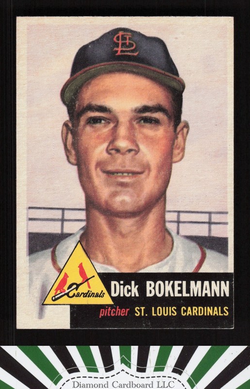 1953 Topps #204 Dick Bokelmann EXMT+ i, front