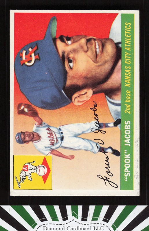 1955 Topps #61 Spook Jacobs VGEX j, front