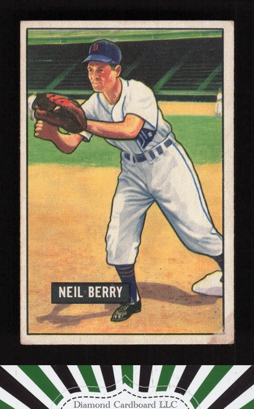 1951 Bowman #213 Neil Berry VG, front
