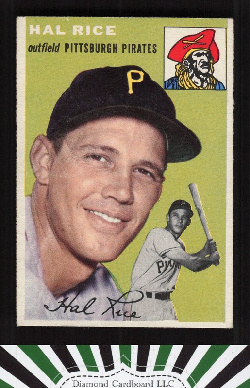 1954 Topps #95 Hal Rice EX [GOOD CENTERING] a, front