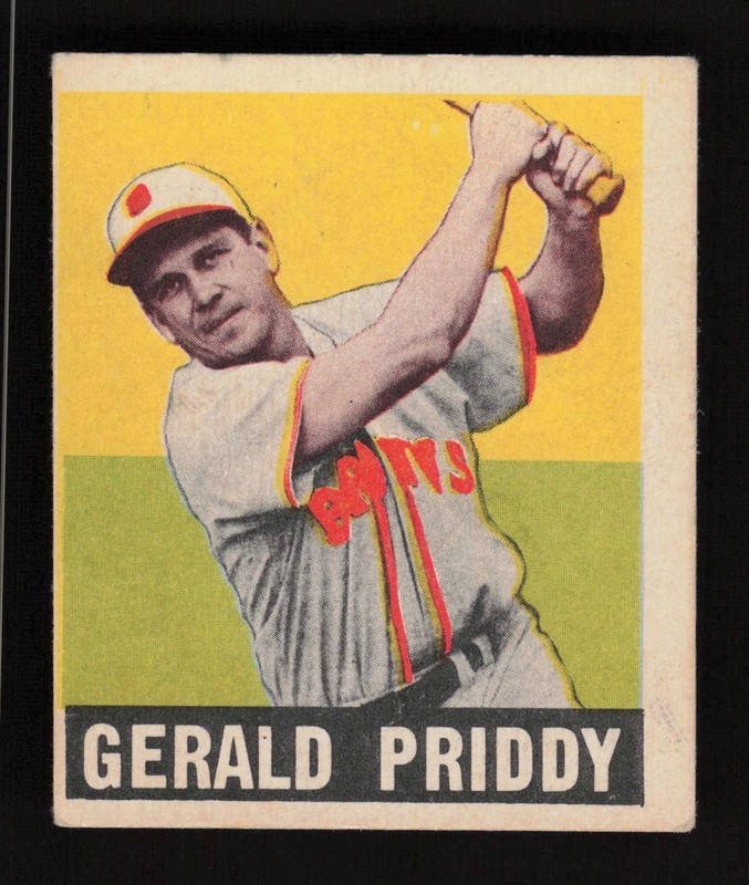 1948 Leaf #111 Gerald Priddy VGEX, front