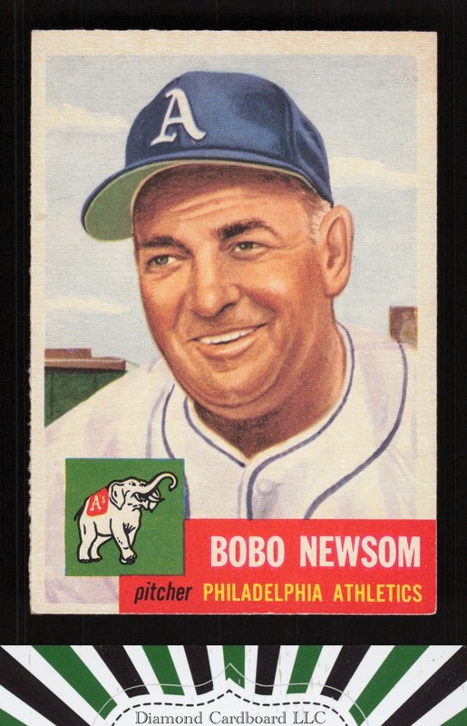 1953 Topps #15 Bobo Newsom EXMT h, front