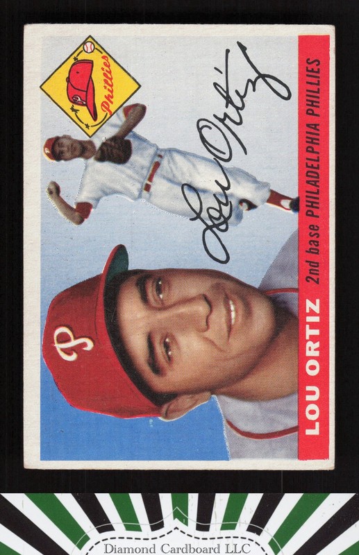 1955 Topps #114 Lou Ortiz VGEX d, front