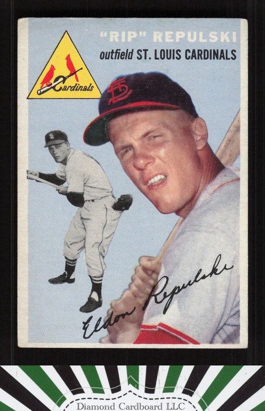 1954 Topps #115 Rip Repulski VG+ h, front