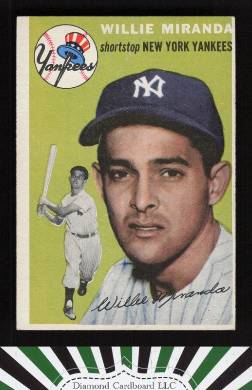 1954 Topps #56 Willy Miranda EX h, front