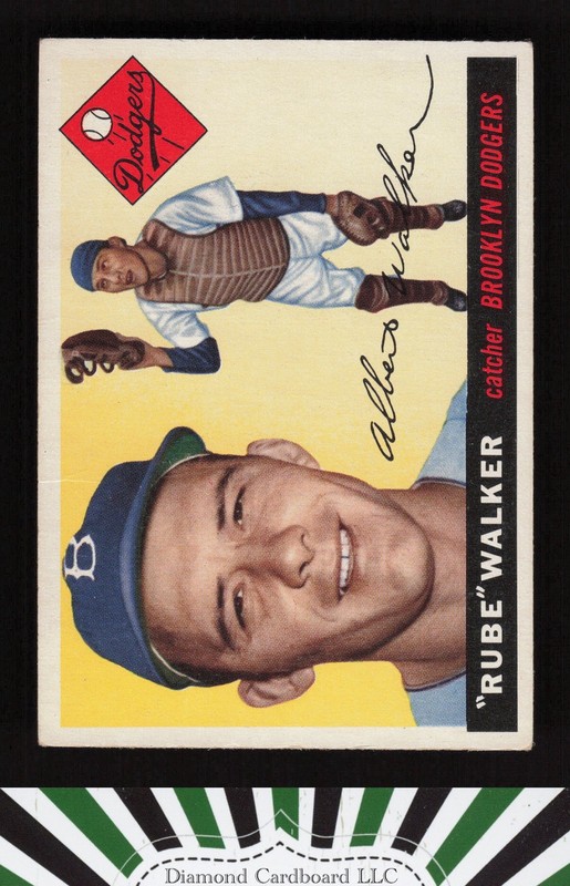 1955 Topps #108 "Rube" Walker VG [CENTERED] e, front