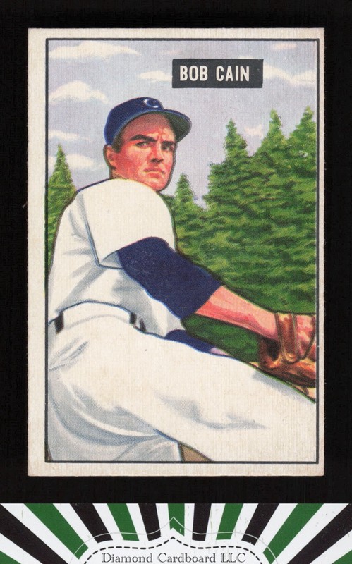 1951 Bowman #197 Bob Cain VGEX+, front