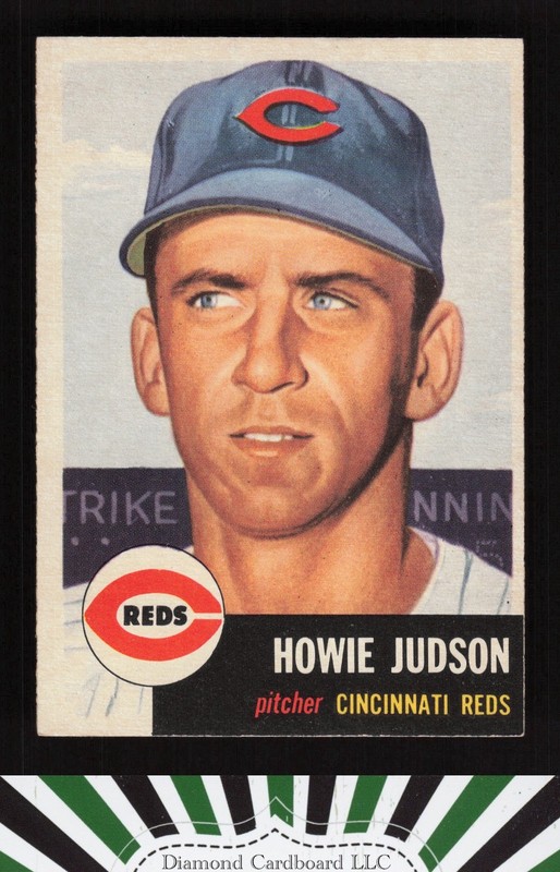1953 Topps #12 Howie Judson NM i, front