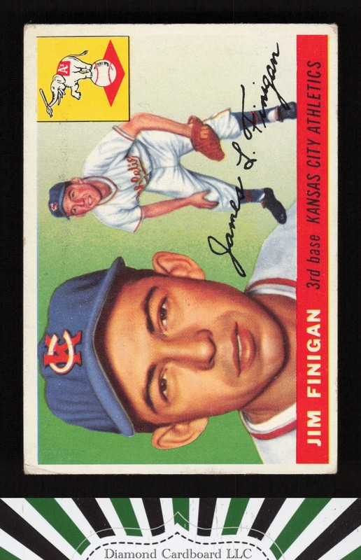 1955 Topps #14 Jim Finigan VG+ h, front