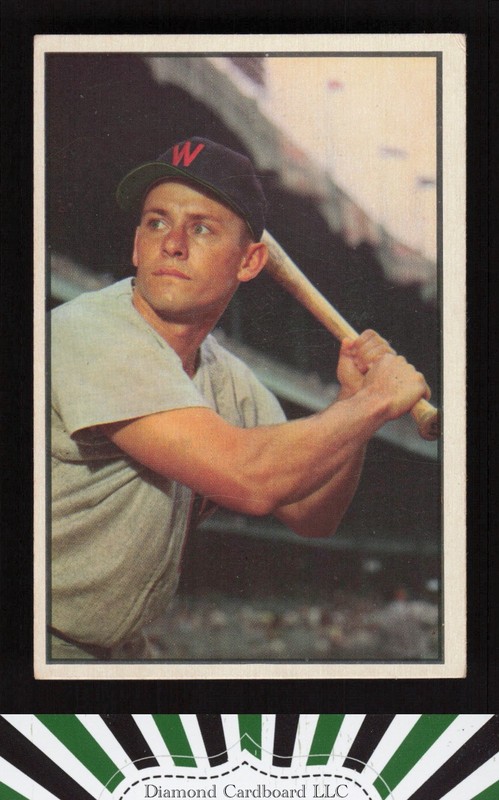 1953 Bowman Color #34 Gil Coan VGEX b, front