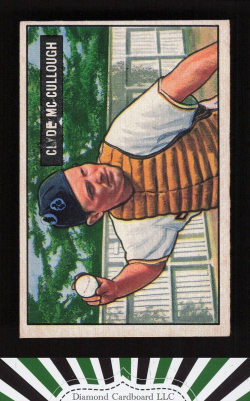 1951 Bowman #94 Clyde McCullough EX, front