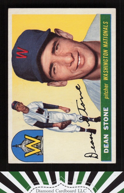 1955 Topps #60 Dean Stone VGEX l, front