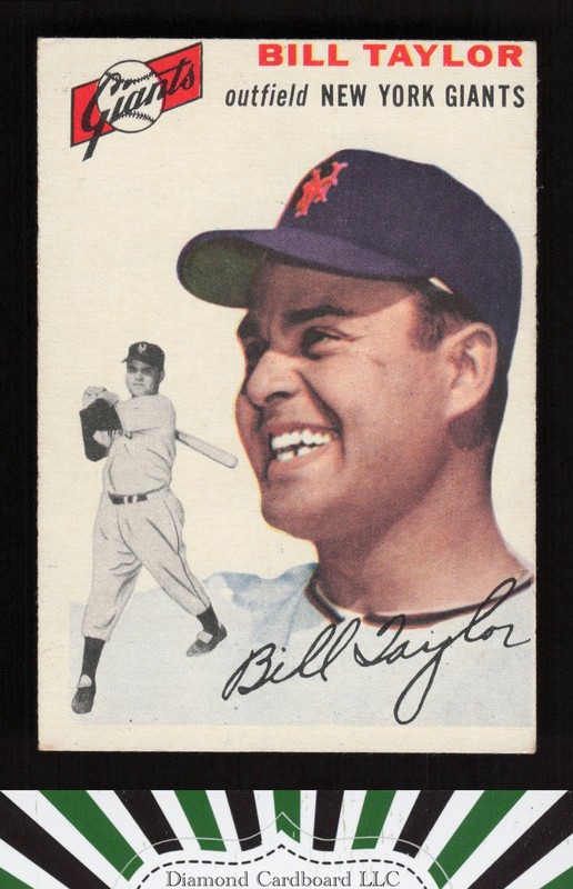 1954 Topps #74 Bill Taylor VGEX (MC) n, front