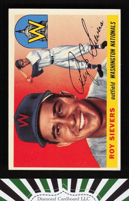 1955 Topps #16 Roy Sievers VGEX+ e, front