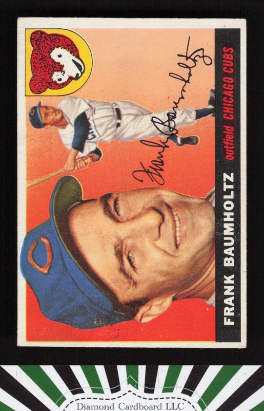 1955 Topps #172 Frank Baumholtz VGEX a, front