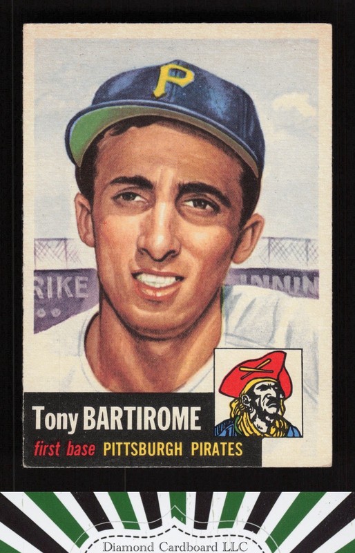 1953 Topps #71 Tony Bartirome VGEX+ [GOOD EYE APPEAL] j, front
