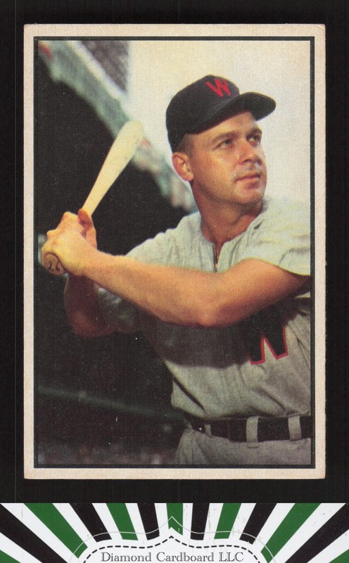 1953 Bowman Color #109 Ken Wood VGEX [NICELY CENTERED] b, front