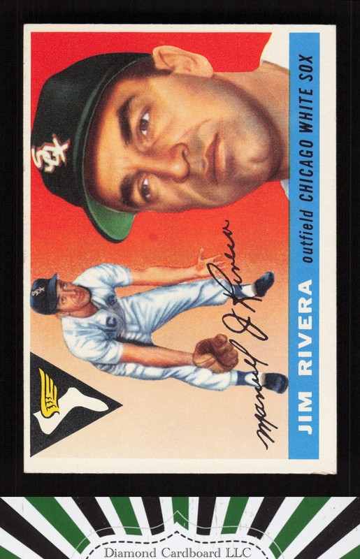 1955 Topps #58 Jim Rivera EX g, front