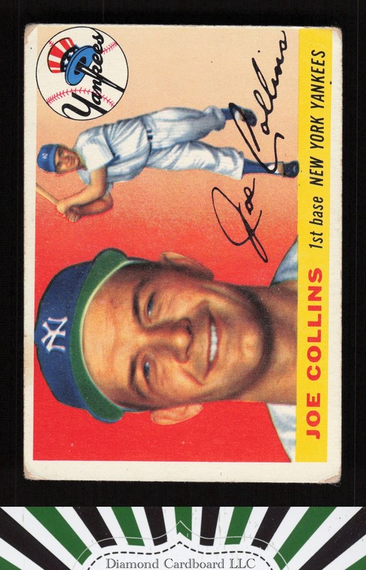 1955 Topps #63 Joe Collins GD b, front