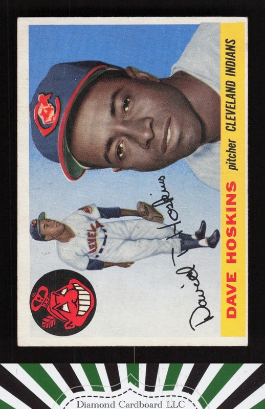 1955 Topps #133 Dave Hoskins VGEX f, front
