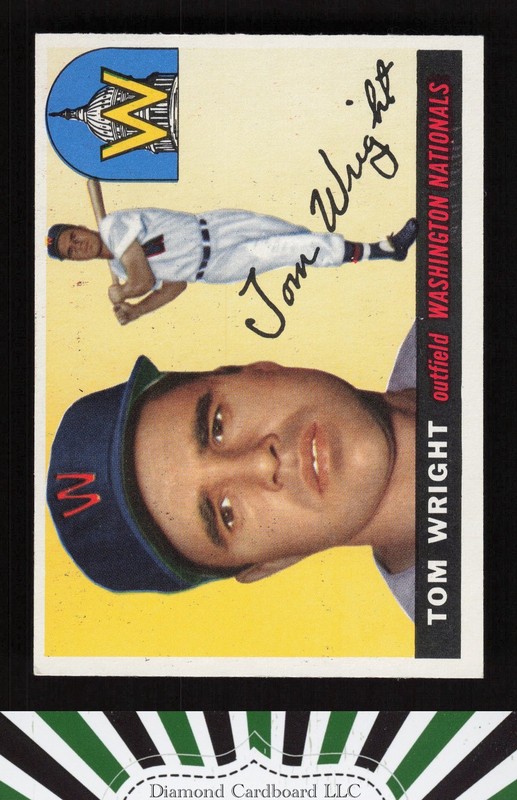 1955 Topps #141 Tom Wright EXMT g, front