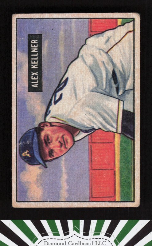 1951 Bowman #57 Alex Kellner GD, front