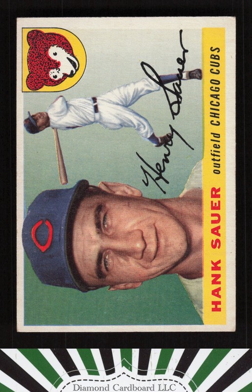 1955 Topps #45 Hank Sauer VGEX+ f, front