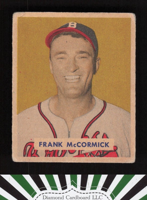 1949 Bowman #239 Frank McCormick VG [CENTERED] a, front