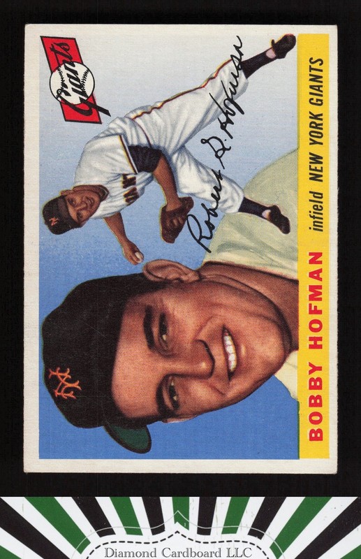 1955 Topps #17 Bobby Hofman VGEX+ l, front