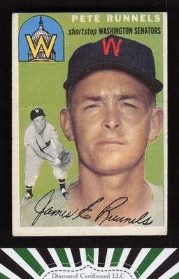 1954 Topps #6 Pete Runnels GD e, front
