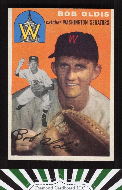 1954 Topps #91 Bob Oldis NM h, front