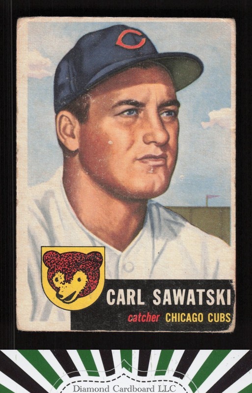 1953 Topps #202 Carl Sawatski FR a, front