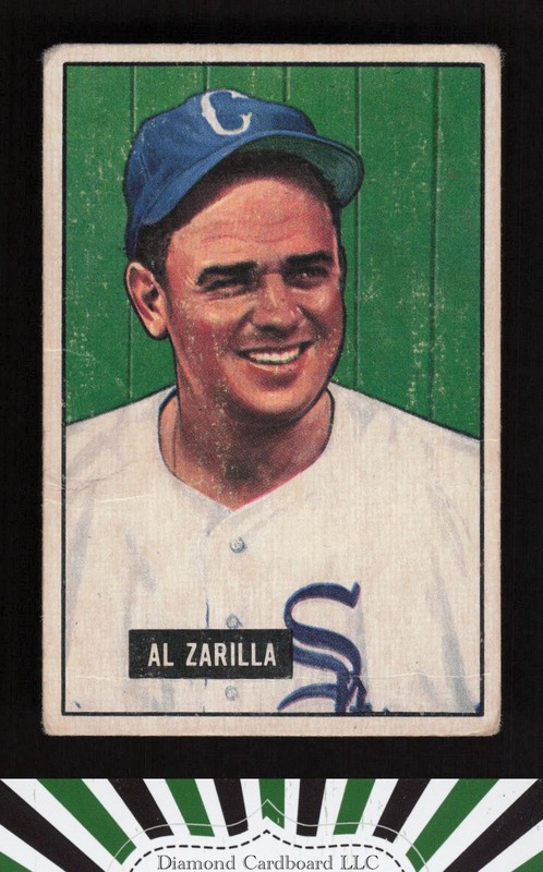 1951 Bowman #35 Al Zarilla GD, front