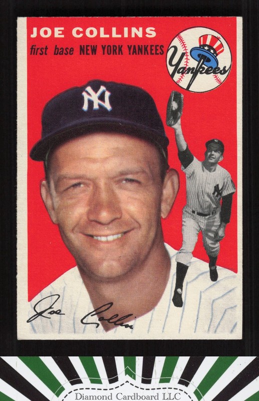 1954 Topps #83 Joe Collins EX+ d, front