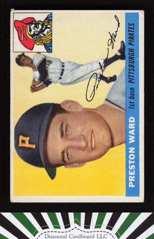 1955 Topps #95 Preston Ward VG b, front