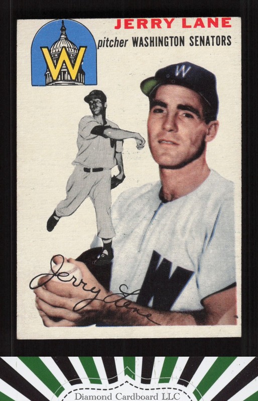 1954 Topps #97 Jerry Lane EXMT (OC) d, front
