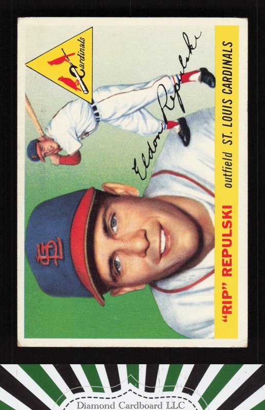 1955 Topps #55 Rip Repulski VGEX+ [CENTERED] m, front
