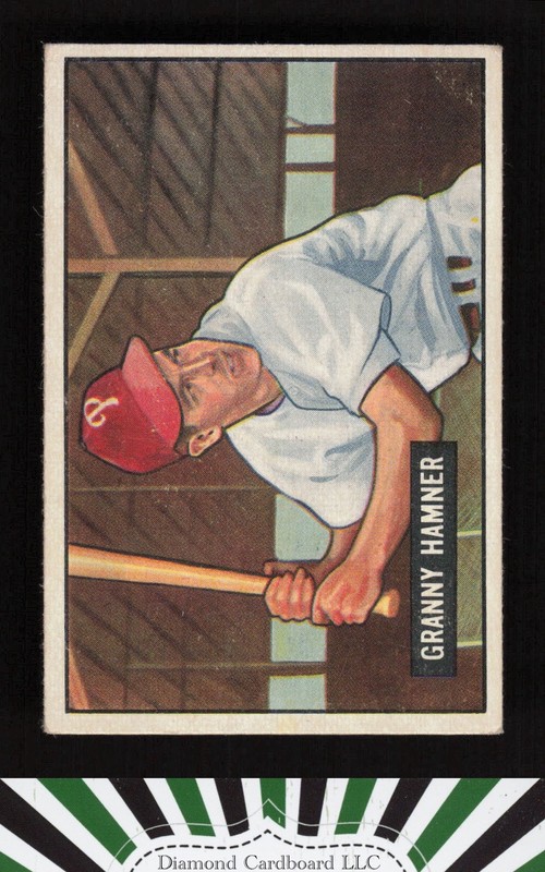 1951 Bowman #148 Granny Hamner VGEX, front