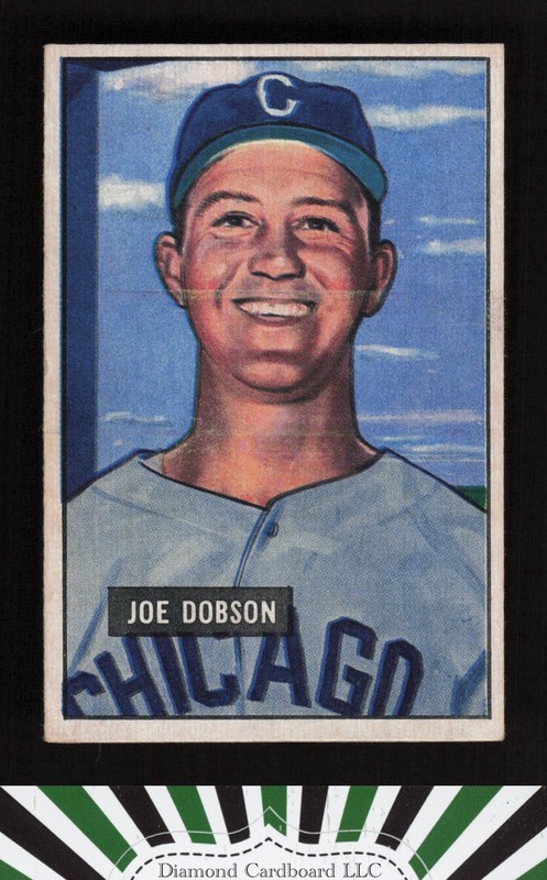 1951 Bowman #36 Joe Dobson VGEX, front