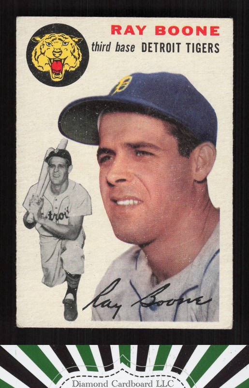 1954 Topps #77 Ray Boone VGEX l, front